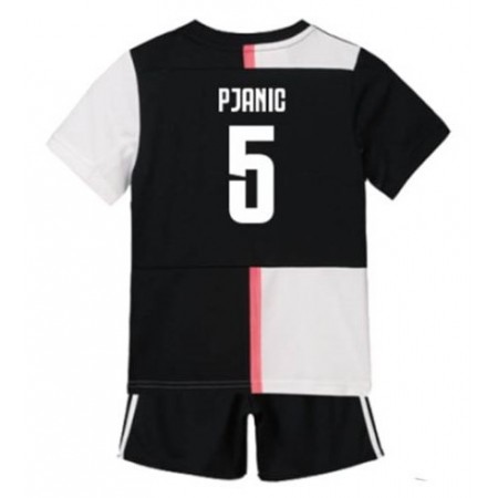 Koszulka Juventus Miralem Pjanic 5 Dziecięcy Domowe Koszulki Piłkarskie 2019-2020 Krótki Rękaw